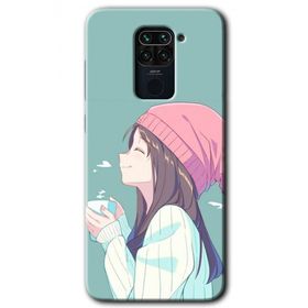 Xiaomi Redmi Note 9 Happy Girl Baskılı Uyumlu Silikon Kılıf