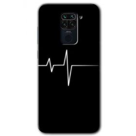 Xiaomi Redmi Note 9 Heart Rytm Baskılı Uyumlu Silikon Kılıf