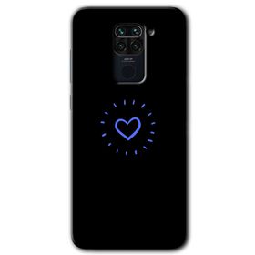 Xiaomi Redmi Note 9 Heart Strokes Baskılı Uyumlu Silikon Kılıf