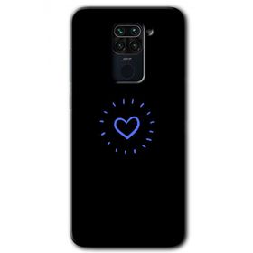 Xiaomi Redmi Note 9 Heart Strokes Baskılı Uyumlu Silikon Kılıf