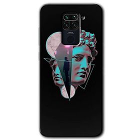 Xiaomi Redmi Note 9 Heykel Baskılı Uyumlu Silikon Kılıf