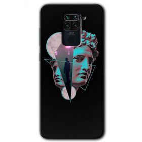 Xiaomi Redmi Note 9 Heykel Baskılı Uyumlu Silikon Kılıf