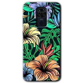 Xiaomi Redmi Note 9 Hibiscus Flowers Baskılı Uyumlu Silikon Kılıf