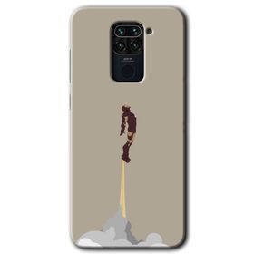 Xiaomi Redmi Note 9 İronman Airport Baskılı Uyumlu Silikon Kılıf