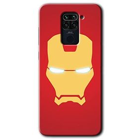 Xiaomi Redmi Note 9 İronMan Baskılı Uyumlu Silikon Kılıf