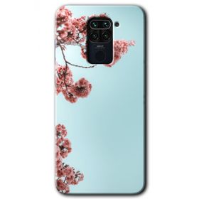 Xiaomi Redmi Note 9 Japon Çiçeği Baskılı Uyumlu Silikon Kılıf