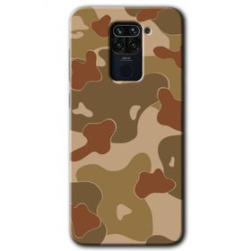 Xiaomi Redmi Note 9 Kamuflaj 10 Baskılı Uyumlu Silikon Kılıf