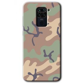 Xiaomi Redmi Note 9 Kamuflaj 29 Baskılı Uyumlu Silikon Kılıf