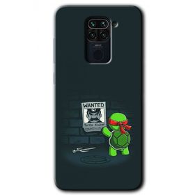 Xiaomi Redmi Note 9 Kaplumbağa Avcısı Baskılı Uyumlu Silikon Kılıf