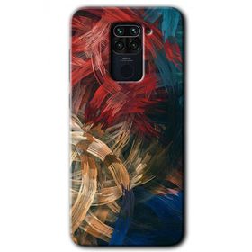 Xiaomi Redmi Note 9 Karma Boyalar Baskılı Uyumlu Silikon Kılıf