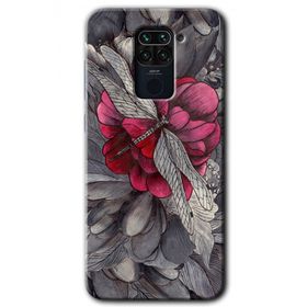 Xiaomi Redmi Note 9 kelebek Ömrü Baskılı Uyumlu Silikon Kılıf