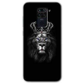Xiaomi Redmi Note 9 King Lion Baskılı Uyumlu Silikon Kılıf