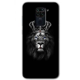 Xiaomi Redmi Note 9 King Lion Baskılı Uyumlu Silikon Kılıf