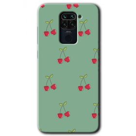 Xiaomi Redmi Note 9 Kiraz Berry Baskılı Uyumlu Silikon Kılıf