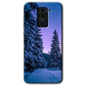 Xiaomi Redmi Note 9 Kış Manzarası Baskılı Uyumlu Silikon Kılıf