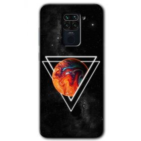 Xiaomi Redmi Note 9 Kızıl Gezegen Baskılı Uyumlu Silikon Kılıf