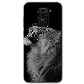 Xiaomi Redmi Note 9 Lion Baskılı Uyumlu Silikon Kılıf
