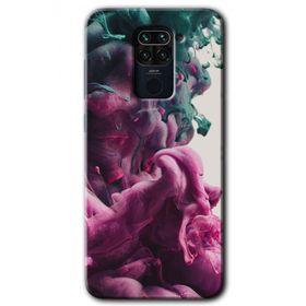Xiaomi Redmi Note 9 Liquid Cloud Baskılı Uyumlu Silikon Kılıf