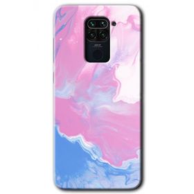 Xiaomi Redmi Note 9 Liquid Lekeler Art Baskılı Uyumlu Silikon Kılıf