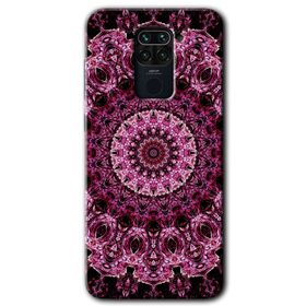 Xiaomi Redmi Note 9 Mandala Patterns Kaleidoscope Baskılı Uyumlu Silikon Kılıf