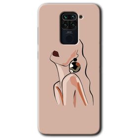 Xiaomi Redmi Note 9 Mat Çiçek Baskılı Uyumlu Silikon Kılıf