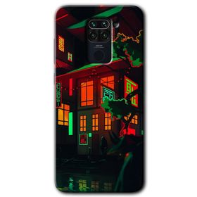 Xiaomi Redmi Note 9 Mat Çiçek Baskılı Uyumlu Silikon Kılıf