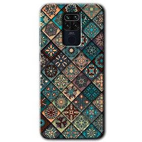 Xiaomi Redmi Note 9 Mat Mandala Baskılı Uyumlu Silikon Kılıf