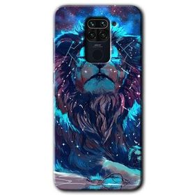 Xiaomi Redmi Note 9 Neon Aslan Baskılı Uyumlu Silikon Kılıf