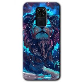 Xiaomi Redmi Note 9 Neon Aslan Baskılı Uyumlu Silikon Kılıf