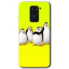 Xiaomi Redmi Note 9 Penguenler Baskılı Uyumlu Silikon Kılıf