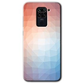 Xiaomi Redmi Note 9 Polygon Graident 3 Baskılı Uyumlu Silikon Kılıf