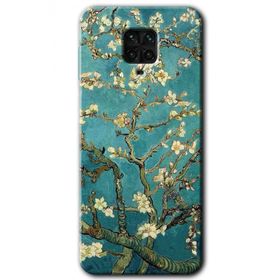 Xiaomi Redmi Note 9 Pro Almond Blossom Baskılı Uyumlu Silikon Kılıf