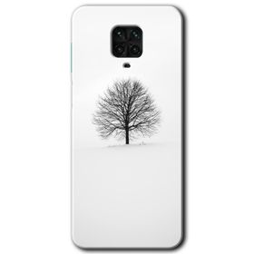Xiaomi Redmi Note 9 Pro Alone Tree Baskılı Uyumlu Silikon Kılıf