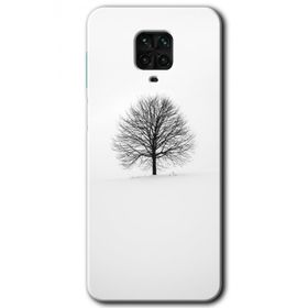 Xiaomi Redmi Note 9 Pro Alone Tree Baskılı Uyumlu Silikon Kılıf