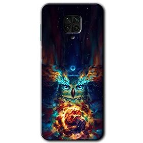 Xiaomi Redmi Note 9 Pro Ballı Baykuş Baskılı Uyumlu Silikon Kılıf