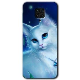 Xiaomi Redmi Note 9 Pro Cat Glance Baskılı Uyumlu Silikon Kılıf