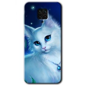 Xiaomi Redmi Note 9 Pro Cat Glance Baskılı Uyumlu Silikon Kılıf