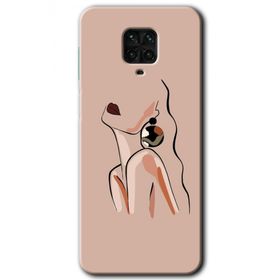 Xiaomi Redmi Note 9 Pro Çizim Silüet Baskılı Uyumlu Silikon Kılıf