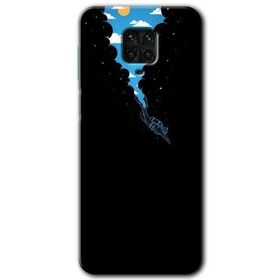 Xiaomi Redmi Note 9 Pro Derinlere Yolculuk Baskılı Uyumlu Silikon Kılıf