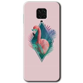 Xiaomi Redmi Note 9 Pro Flamingo Baskılı Uyumlu Silikon Kılıf