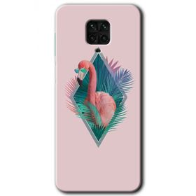 Xiaomi Redmi Note 9 Pro Flamingo Baskılı Uyumlu Silikon Kılıf
