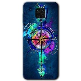 Xiaomi Redmi Note 9 Pro Gizemli Pusula Baskılı Uyumlu Silikon Kılıf
