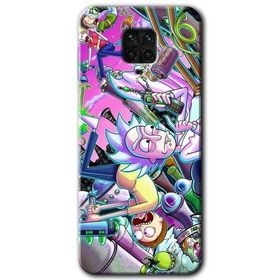 Xiaomi Redmi Note 9 Pro Graffiti Çizgi Film Baskılı Uyumlu Silikon Kılıf