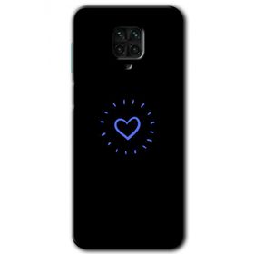 Xiaomi Redmi Note 9 Pro Heart Strokes Baskılı Uyumlu Silikon Kılıf