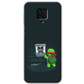 Xiaomi Redmi Note 9 Pro Kaplumbağa Avcısı Baskılı Uyumlu Silikon Kılıf