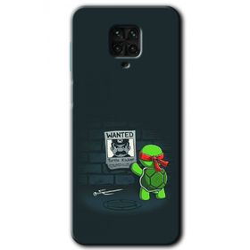Xiaomi Redmi Note 9 Pro Kaplumbağa Avcısı Baskılı Uyumlu Silikon Kılıf