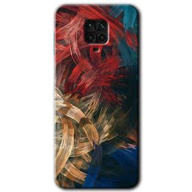 Xiaomi Redmi Note 9 Pro Karma Boyalar Baskılı Uyumlu Silikon Kılıf