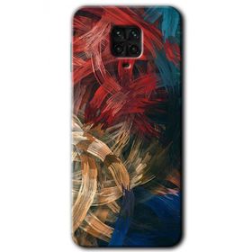 Xiaomi Redmi Note 9 Pro Karma Boyalar Baskılı Uyumlu Silikon Kılıf