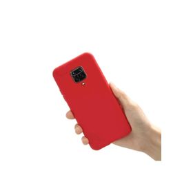 Xiaomi Redmi Note 9 Pro Kırmızı Uyumlu Silikon Kılıf