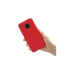 Xiaomi Redmi Note 9 Pro Kırmızı Uyumlu Silikon Kılıf
